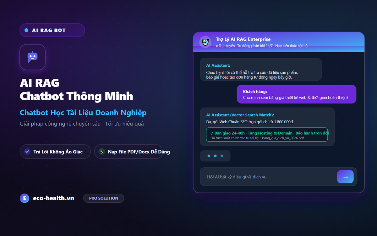 Xây Dựng Chatbot AI Nắm Trọn Trí Tuệ Công Ty (RAG) – Eco Agent