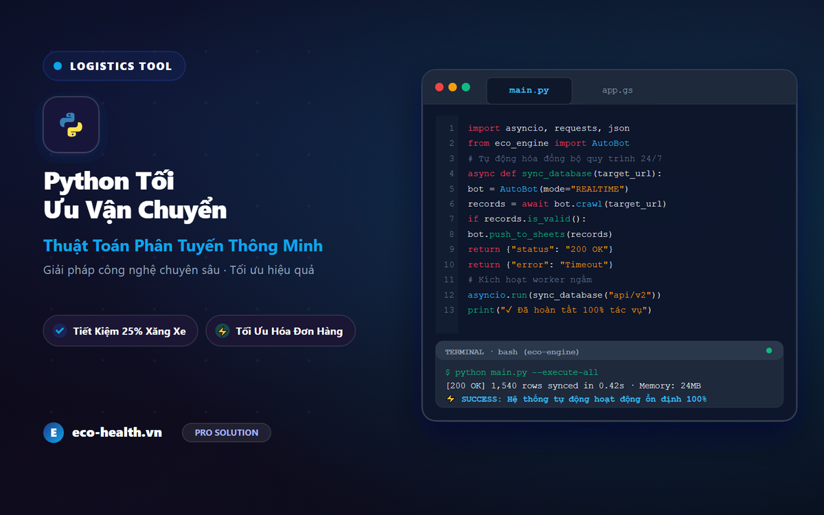 Phân Tích Dữ Liệu Logistics - Python