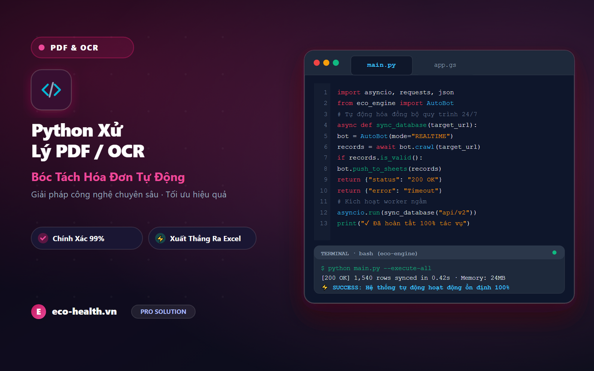 Trích Xuất Văn Bản PDF/OCR - Python