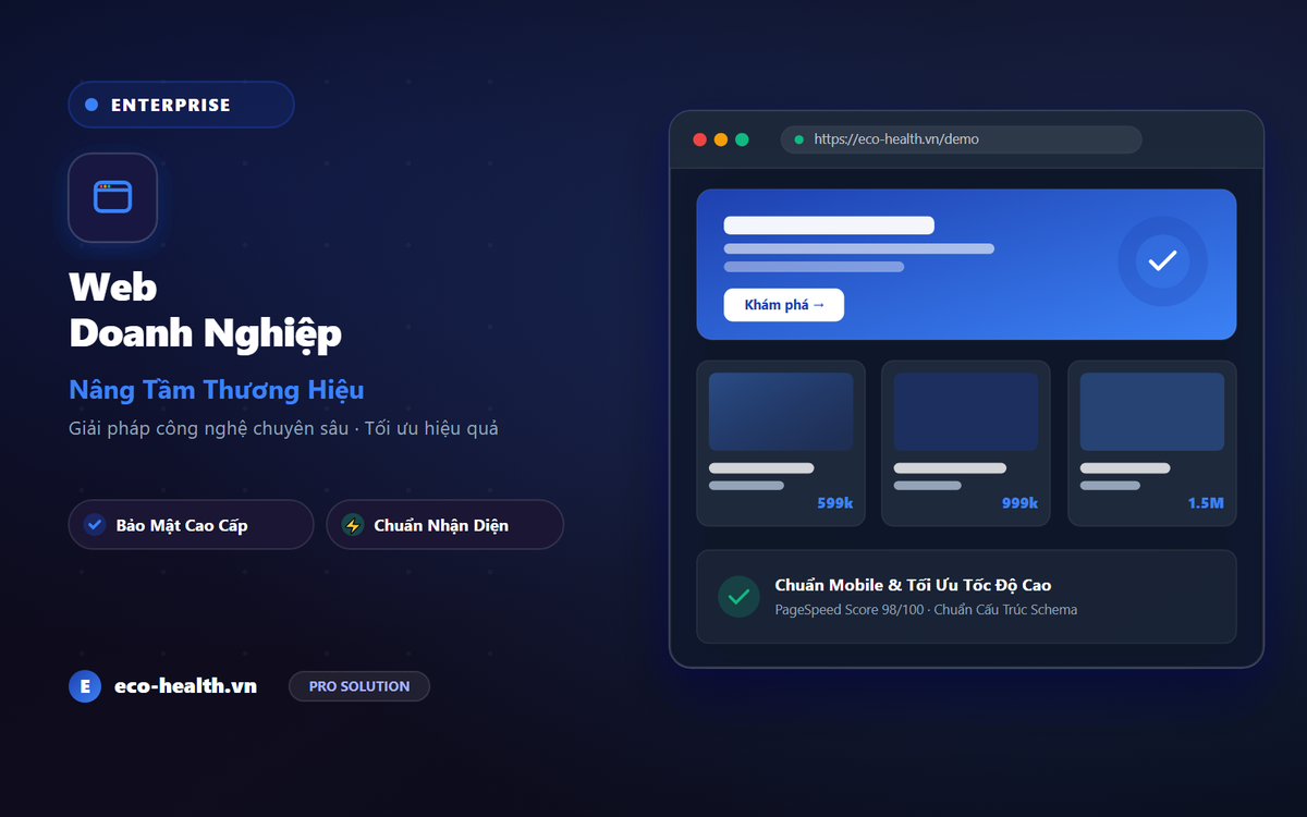 Thiết Kế Website Doanh Nghiệp Chuẩn SEO Trọn Gói