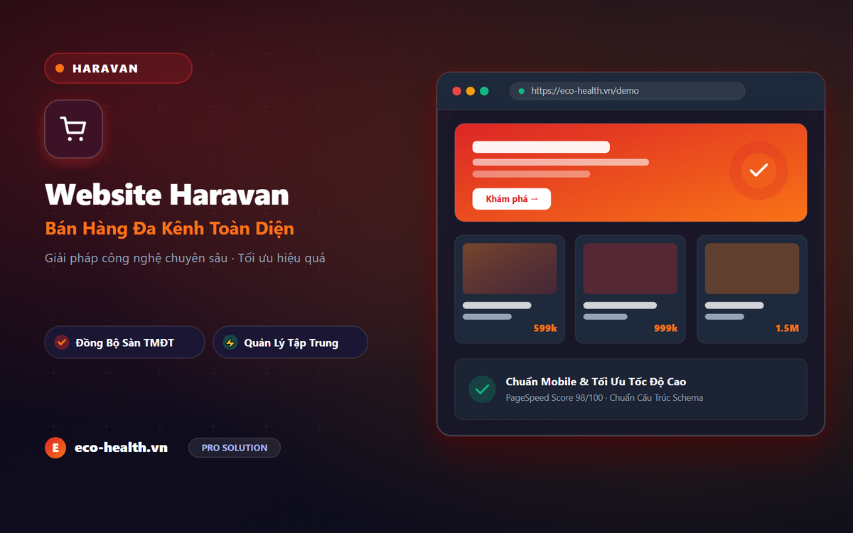 Thiết Kế Website Haravan Chuyên Nghiệp Chuẩn SEO
