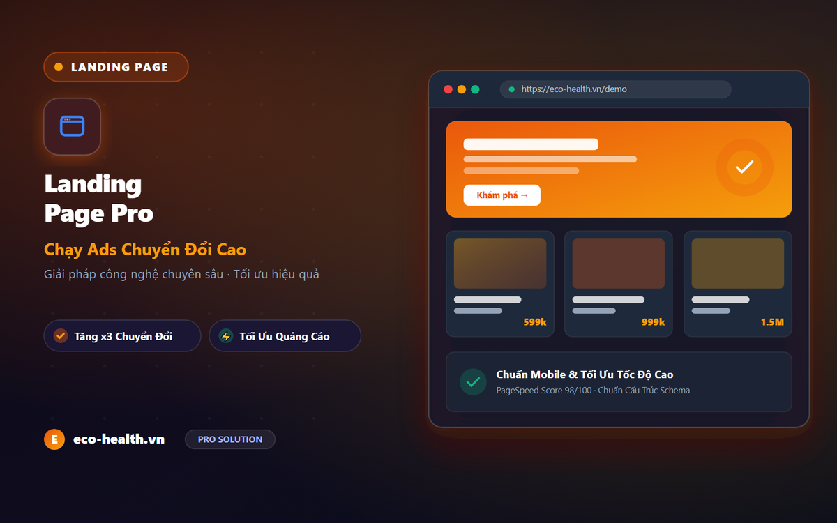 Thiết Kế Landing Page Chuyên Nghiệp Chuẩn SEO