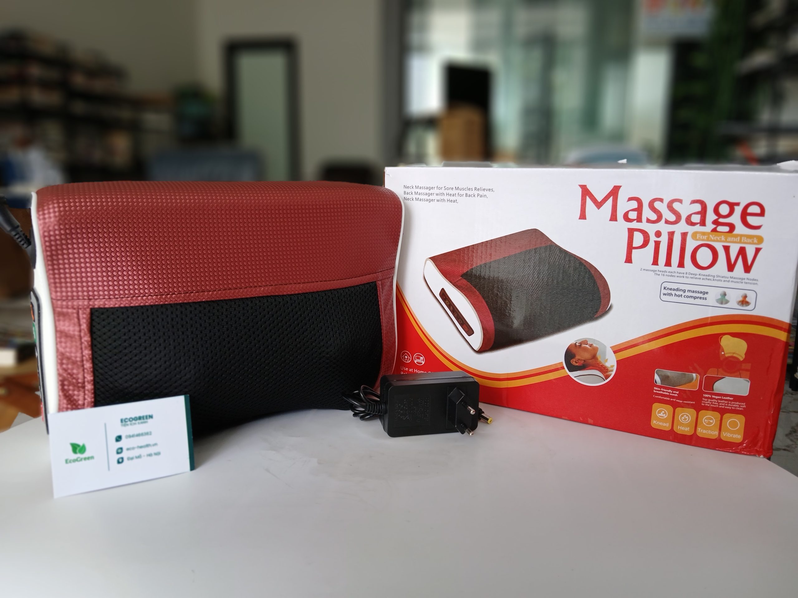 Gối Massage Cổ Vai Gáy Hồng Ngoại Thế Hệ Mới Phiên Bản Cao Cấp 3 Gối Massage Cổ Vai Gáy Hồng Ngoại Thế Hệ Mới Phiên Bản Cao Cấp - Ảnh 3