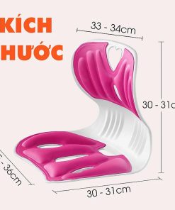 Alternative view of GHẾ CÔNG THÁI HỌC CHỐNG ĐAU LƯNG LÀM THẲNG CỘT SỐNG - PHÙ HỢP TRẺ EM NGƯỜI LỚN NGƯỜI GIÀ