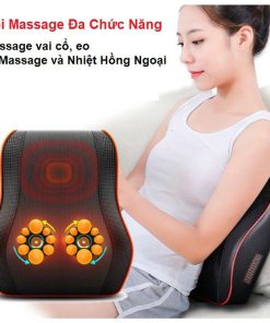 Alternative view of Gối Massage Cổ Vai Gáy Hồng Ngoại  Thế Hệ Mới Phiên Bản Cao Cấp