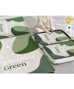 Alternative view of Sét 6 Túi hút chân không đựng quần áo, chăn gối - Đa năng, tiện Lợi ( túi hút chân không xanh lá)