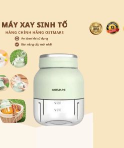 Alternative view of Máy Xay Sinh Tố Cầm Tay Mini Ostmars Sạc Tích Điện,Máy Xay Mini Cầm Tay 10 Lưỡi Dao Đa Năng Dung Tích 500ml