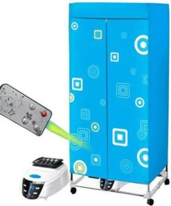 Tủ sấy quần áo samsung diệt khuẩn khung inox cao cấp 2 tầng có điều khiển từ xa