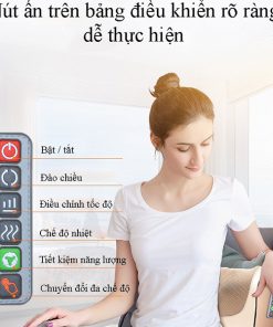 Alternative view of Gối Massage 20 Bi Hồng Ngoại  Dùng Cho Mọi Thế Hệ - Massage Ở Moị Vị Trí ( Cổ , Vai , Gáy , Chân , Đùi ) Gỉam Nhức Mõi