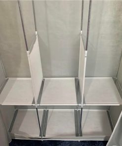 Tủ Quần Áo 3 Ngăn - Tủ vải Để Quần Áo Khung Thép Chắc Chắn Vải CANVAS Không Xù Lông Có Rèm Che BụiI 14 images upload woo2F17bb988b34254334a3f5d73b82dcf50e