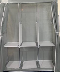 Tủ Quần Áo 3 Ngăn - Tủ vải Để Quần Áo Khung Thép Chắc Chắn Vải CANVAS Không Xù Lông Có Rèm Che BụiI 11 images upload woo2F695cf06149ba4aa03db457fec4e4d882