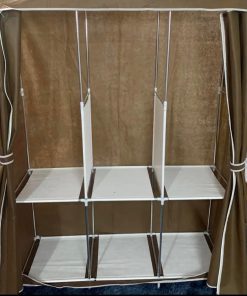 Tủ Quần Áo 3 Ngăn - Tủ vải Để Quần Áo Khung Thép Chắc Chắn Vải CANVAS Không Xù Lông Có Rèm Che BụiI 12 images upload woo2Ffb2268d4c33fc8d87dced6d5c0608e57