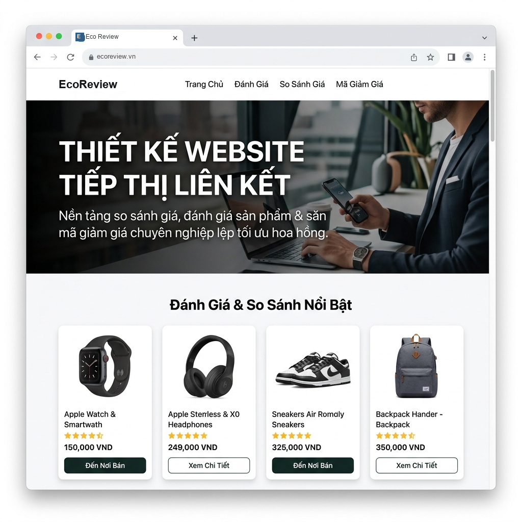 Thiết Kế Website Tiếp Thị Liên Kết