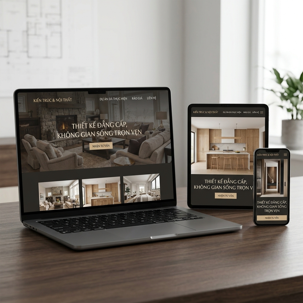 Thiết Kế Website Xây Dựng Chuyên Nghiệp, Chuẩn SEO