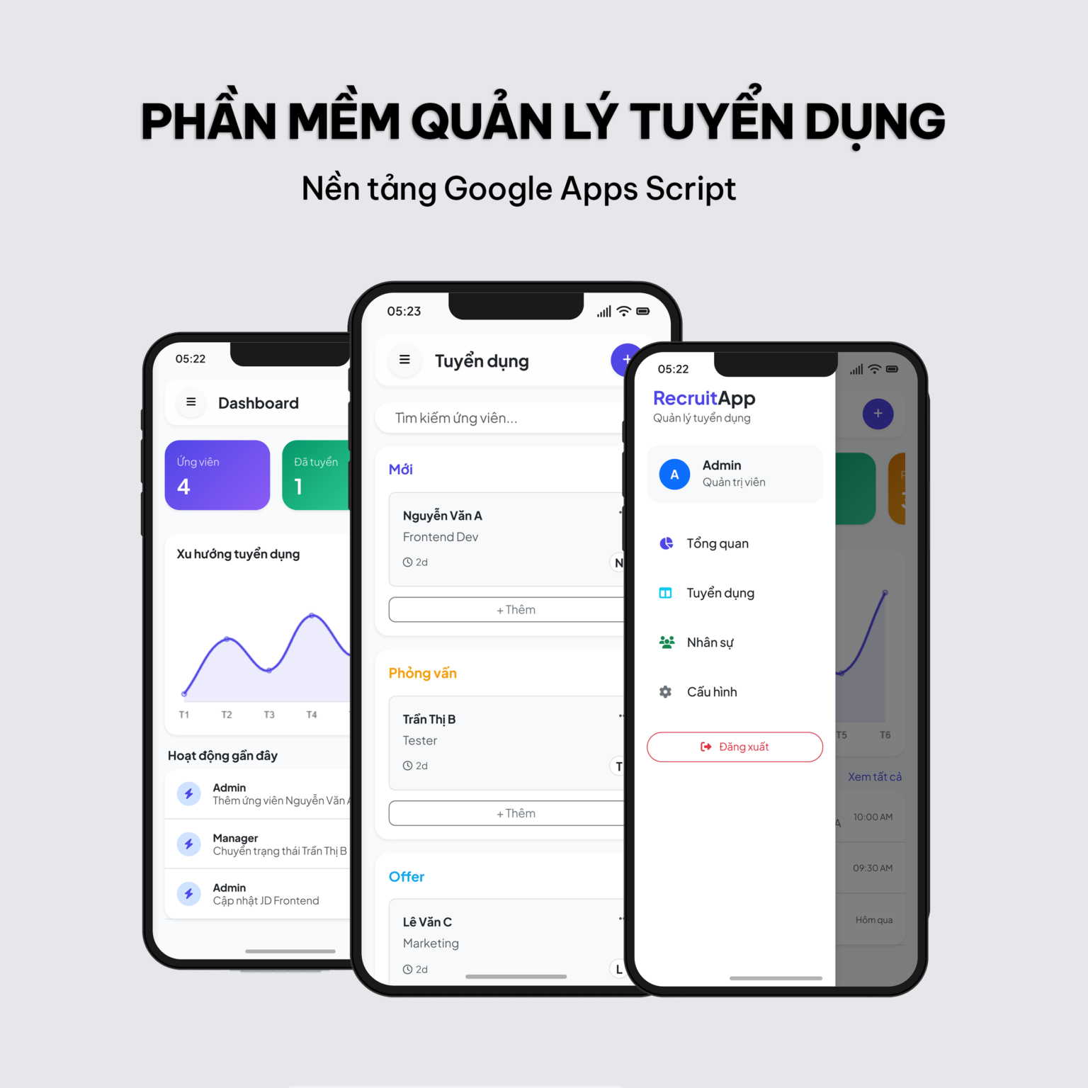 Bảng theo dõi tuyển dụng &#038; hồ sơ ứng viên
