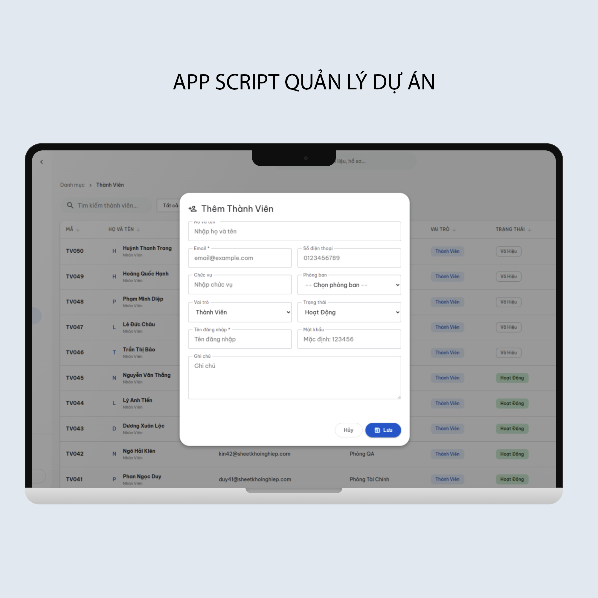 File quản lý tiến độ công việc &#038; phân công dự án