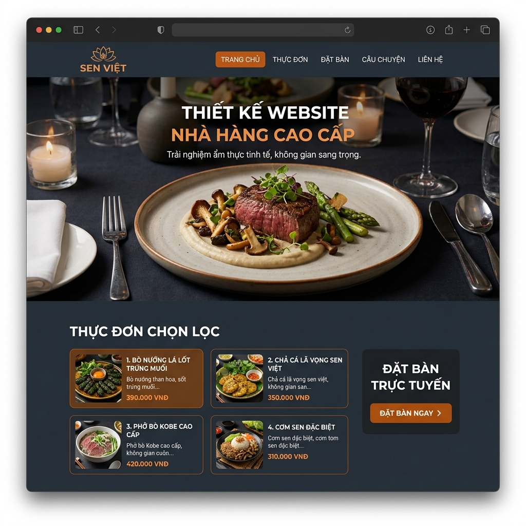 Thiết Kế Website Quán Cafe Chuyên Nghiệp, Tối Ưu Chuyển Đổi