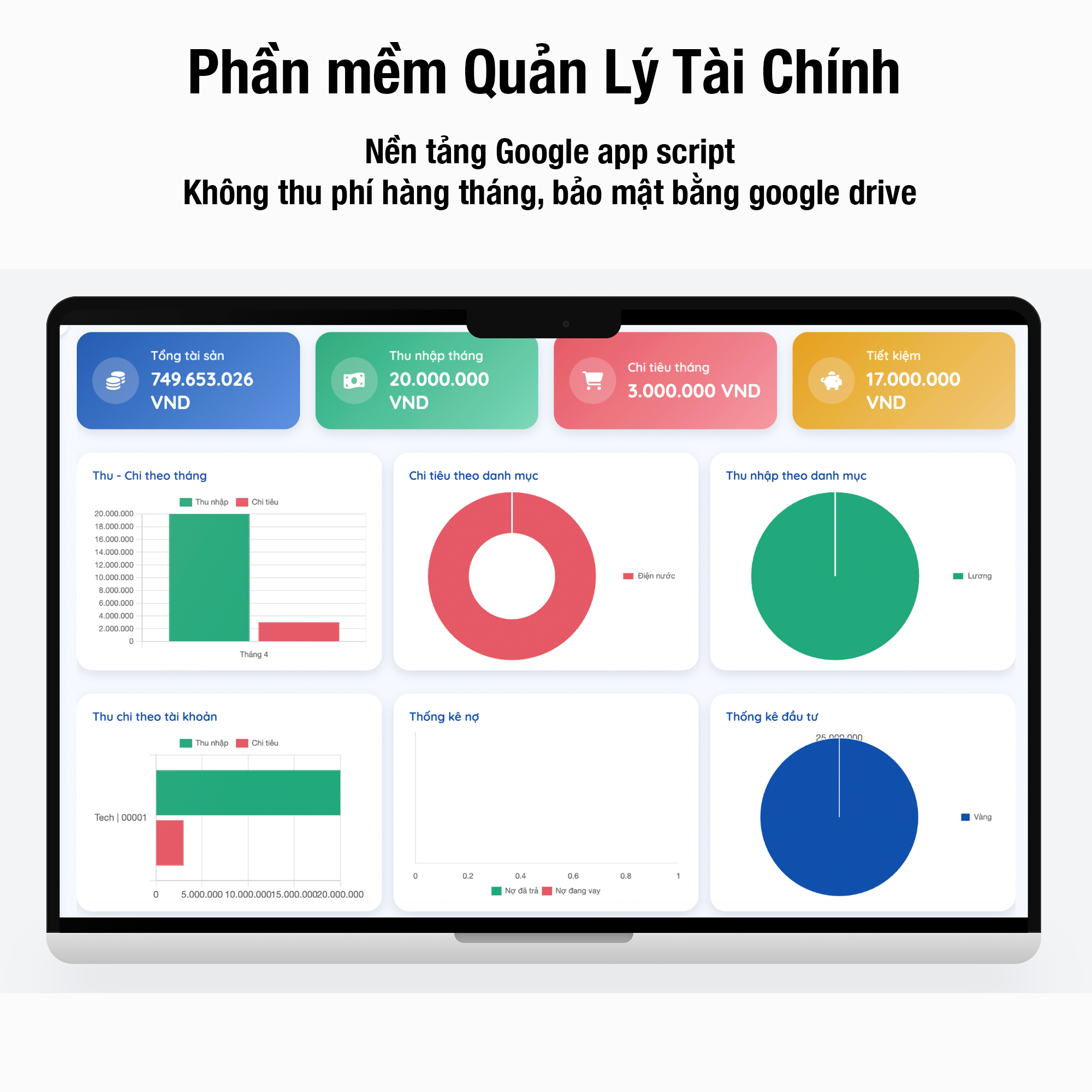 File tự động quản lý tài chính