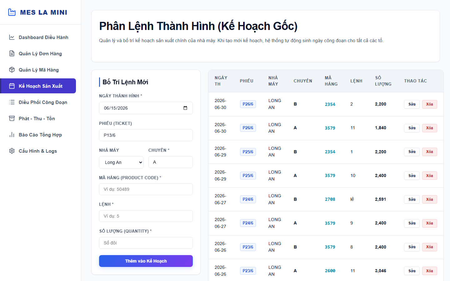 Phần Mềm Quản Lý Sản Xuất May Mặc MES - Hệ Thống Điều Hành Nhà Máy demo 6