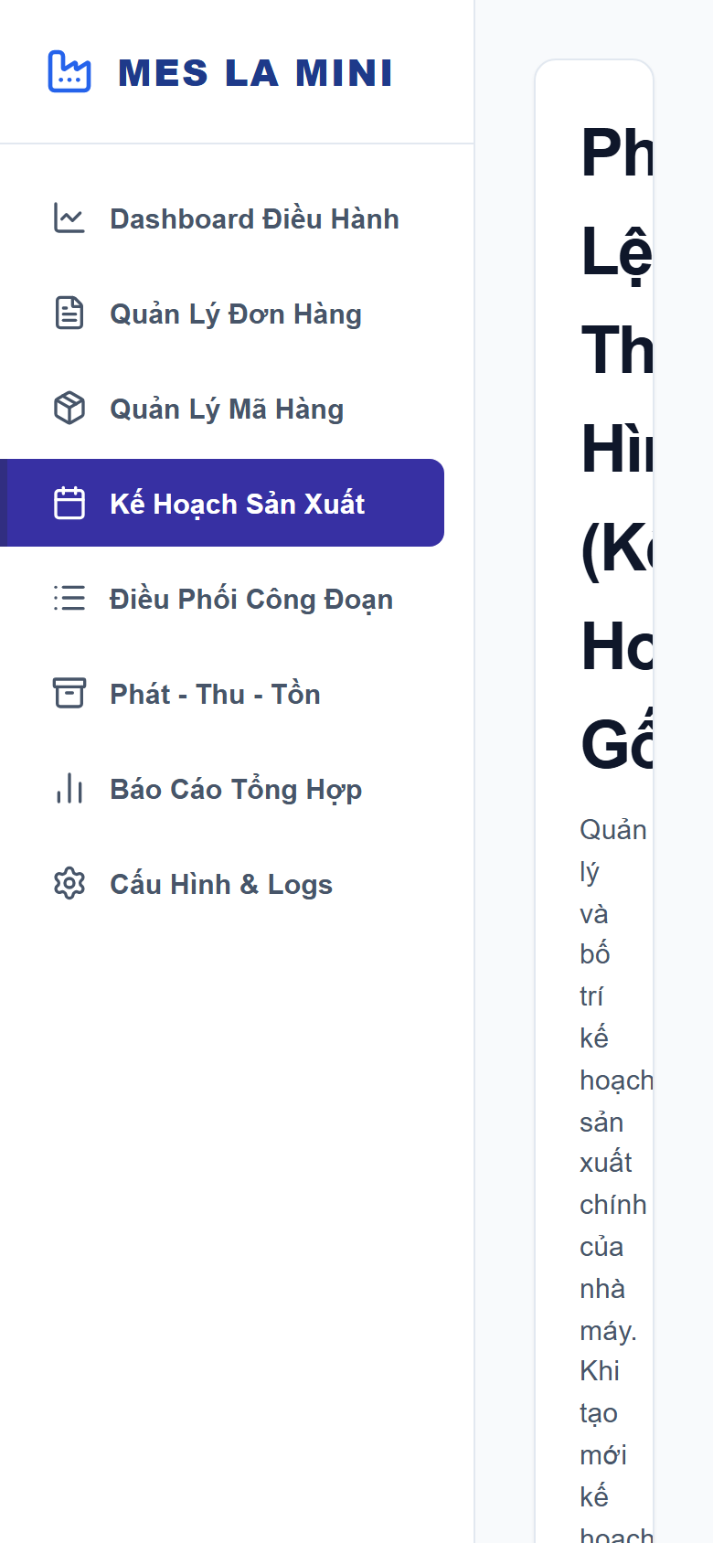 Phần Mềm Quản Lý Sản Xuất May Mặc MES - Hệ Thống Điều Hành Nhà Máy demo 8