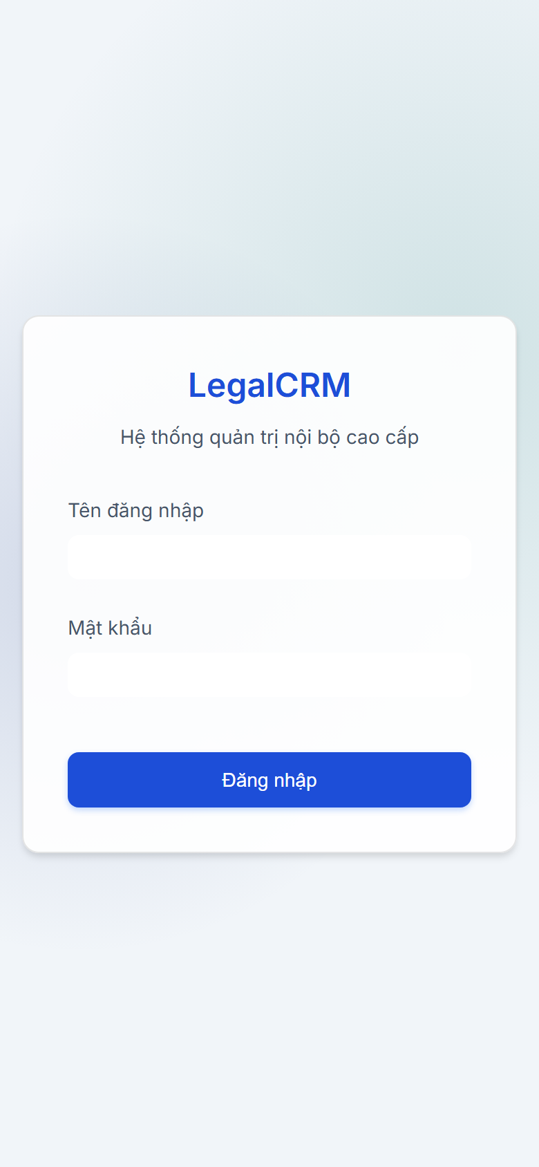 Mobile - Đăng nhập